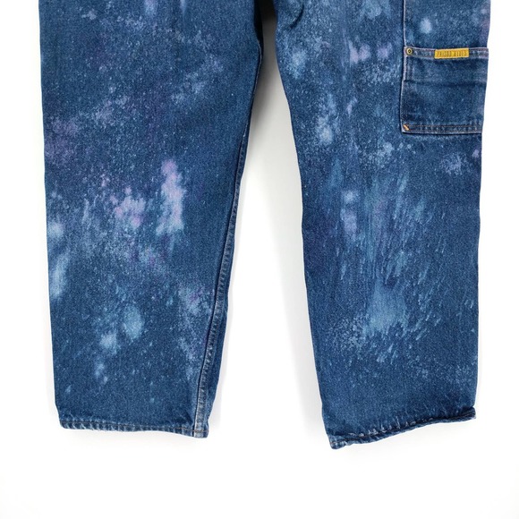 Prison Blues Double Front Custom Painted Jean - Picture 8 of 11